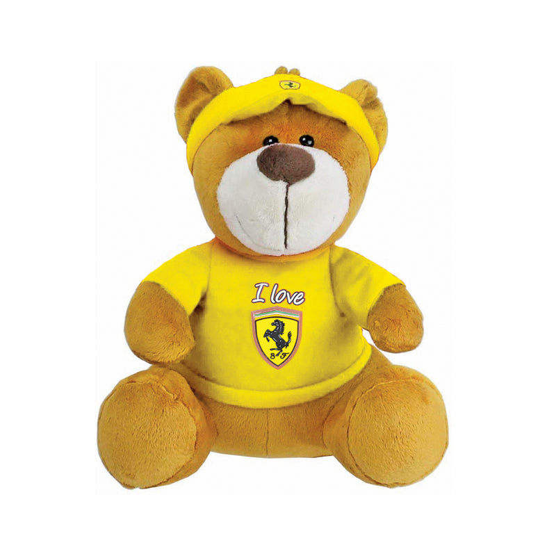 I Love Ferrari Teddy Bear Yellow cm.30