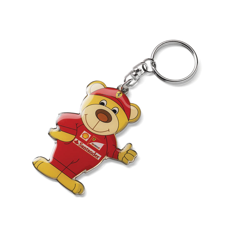 Ferrari metal teddy bear keychain cm. 8