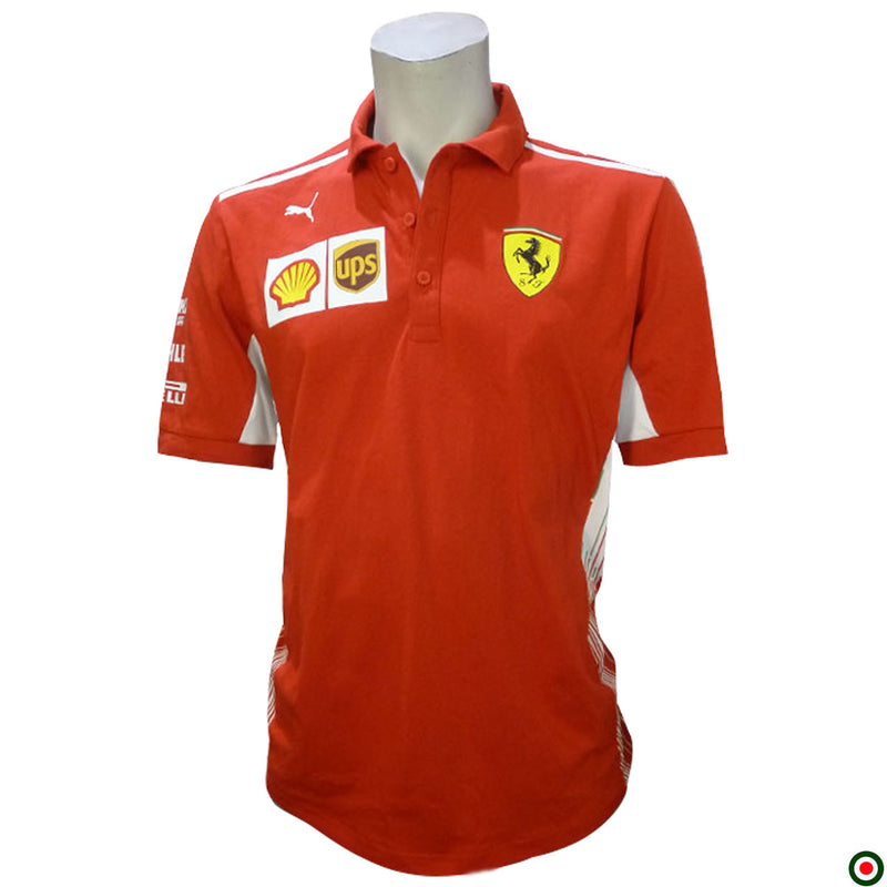 Polo Scuderia Ferrari F1 team Sponsor 2018  https://f1monza.com/products/polo-scuderia-ferrari-f1-team-sponsor-2018