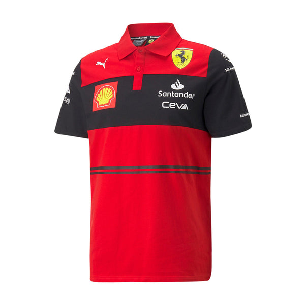 Scuderia Ferrari F1 team Replica Sponsor 2022 Boy's Polo-shirt