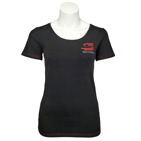 T-shirt donna Ayrton Senna logo piccolo  https://f1monza.com/products/t-shirt-ayrton-senna-donna-logo-piccolo