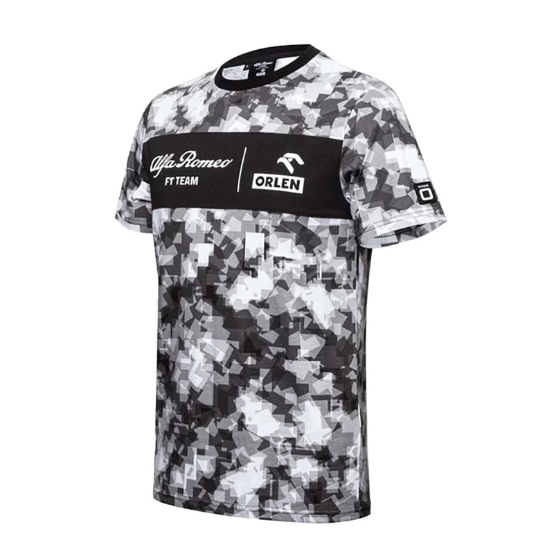 T-shirt Sponsor Alfa Romeo Racing F1 Team 2022 Livrea Test camouflage