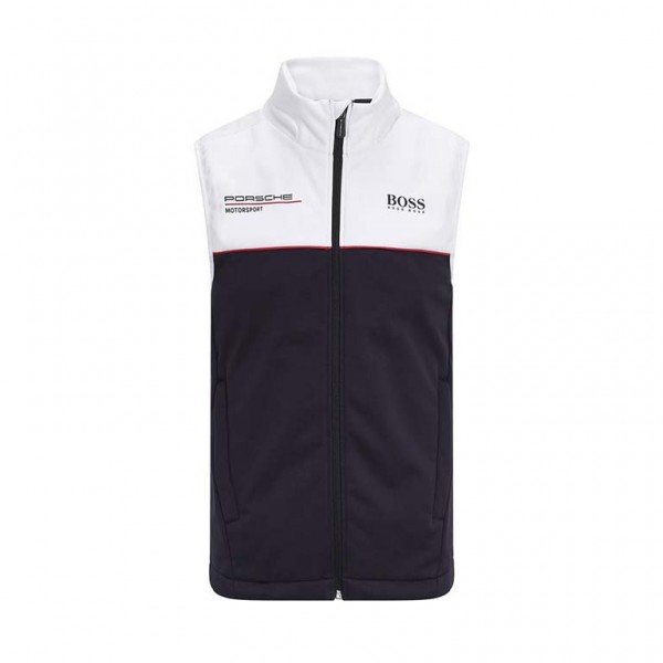 Porsche Motorsport Softshell Vest white/black