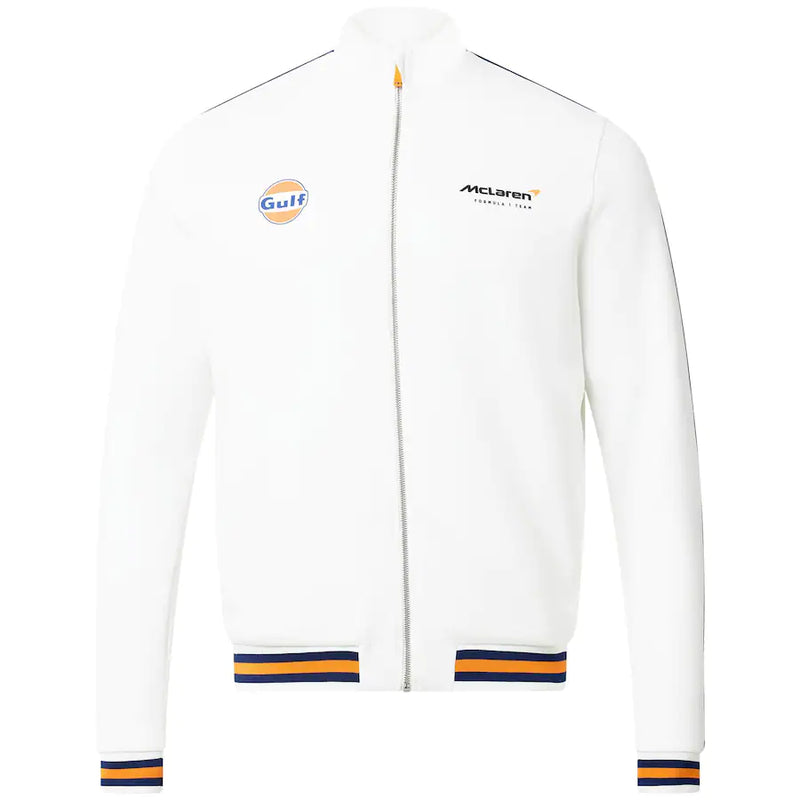 McLaren GULF F1 Team 2022 Full Zip Sweatshirt White