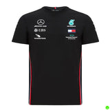 T-shirt Bambino Ragazzo Mercedes AMG Petronas F1 Team 2020 nera