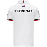 Polo Mercedes AMG Petronas F1 Team sponsor 2021 bianca