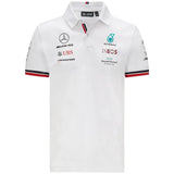 Polo Mercedes AMG Petronas F1 Team sponsor 2021 bianca