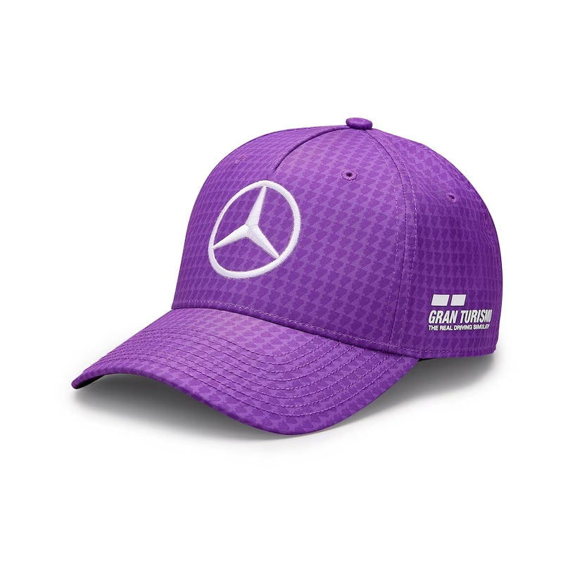 Cappellino Lewis  Hamilton 44 Mercedes AMG Petronas F1 2023 Purple
