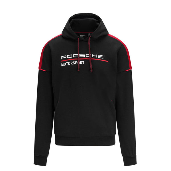 Porsche Motorsport Unisex Black Sweatshirt with Hood