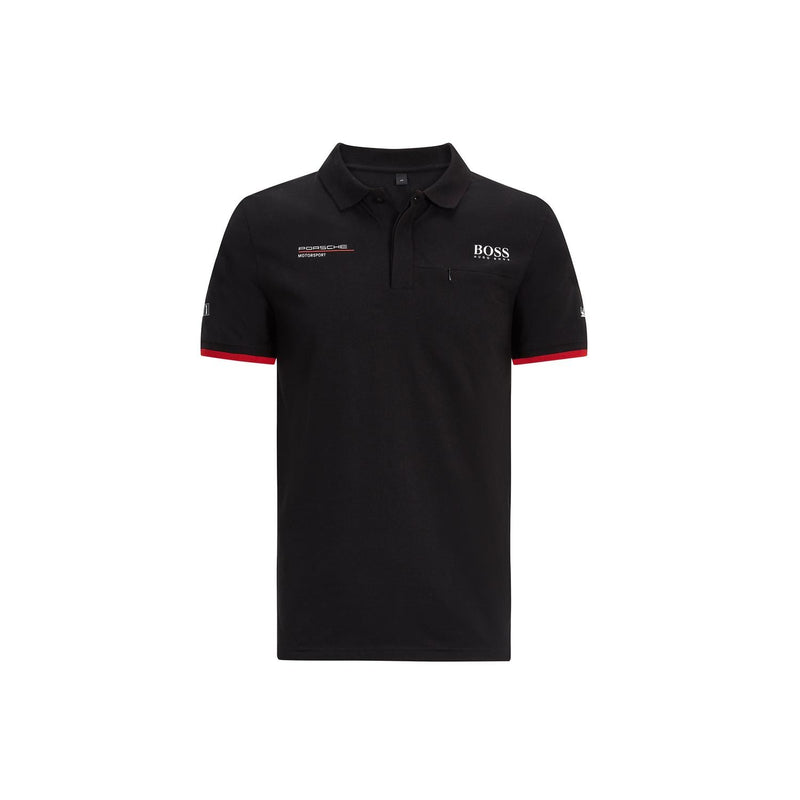 Porsche Motorsport Team Polo Shirt Black Replica