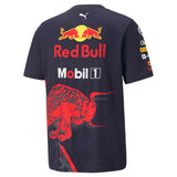 T-Shirt Red Bull Racing Team Sponsor F1 2022