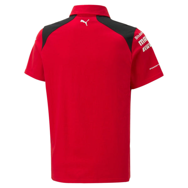 Scuderia Ferrari F1 team Replica Sponsor 2023 Boy's Polo-shirt