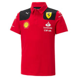 Polo-shirt Bambino Ragazzo Scuderia Ferrari F1 team Replica Sponsor 2023