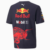 T-Shirt bambino Red Bull Racing Oracle Team Sponsor F1 2022