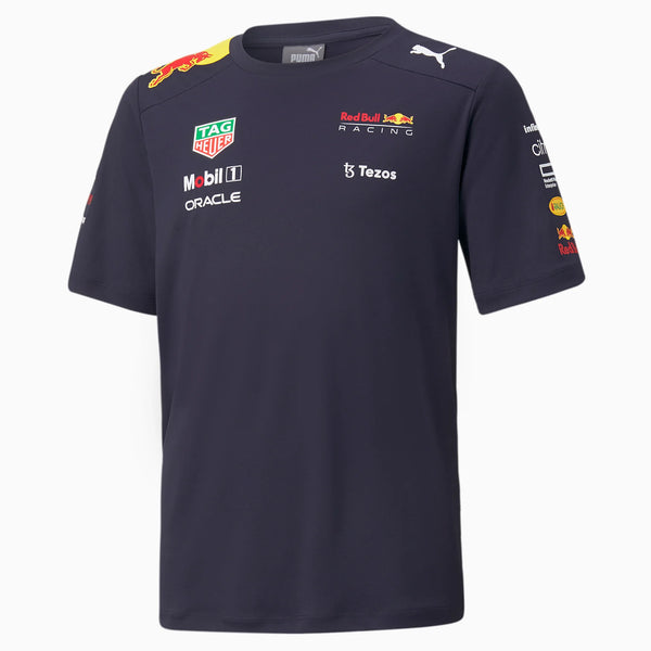 T-Shirt bambino Red Bull Racing Oracle Team Sponsor F1 2022