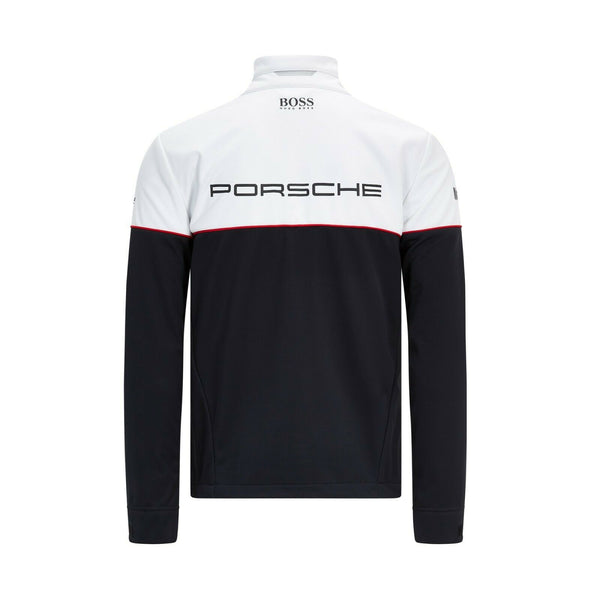 Porsche Motorsport Softshell Jacket black-white