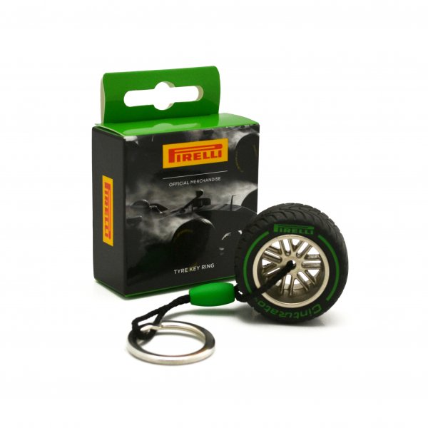 Portachiavi Pirelli Pneumatico P Zero F1 Verde Intermedia