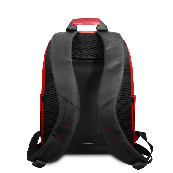 Ferrari Backpack Urban15"Fanwear CG mobile 17*45*34 cm. Red